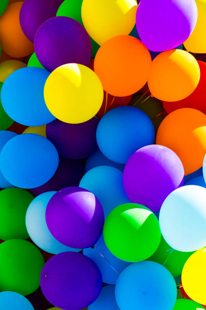 istock Background of a set of colored balloons 1135712072