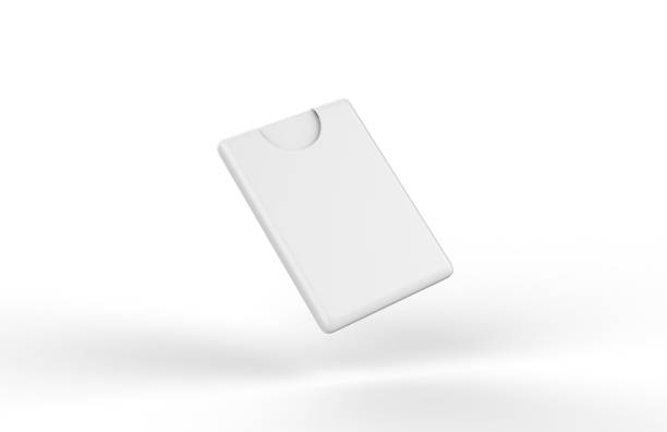 istock Pocket Perfume Mock-up Template On Isolated White Background, Ready Pocket Tester Mock-up For Your Design, 3D Illustration 1135715123