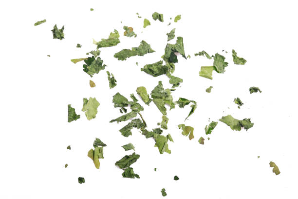 istock Heap of dried parsley on a white background 1135716532