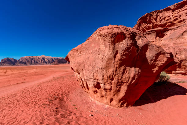 istock Rock in Wadi Rum desert, Jordan 1135738366