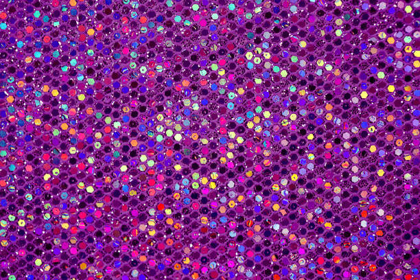 istock Colorful Sequin Confetti Glitter Holiday Background Abstract Purple Pattern 1135751535