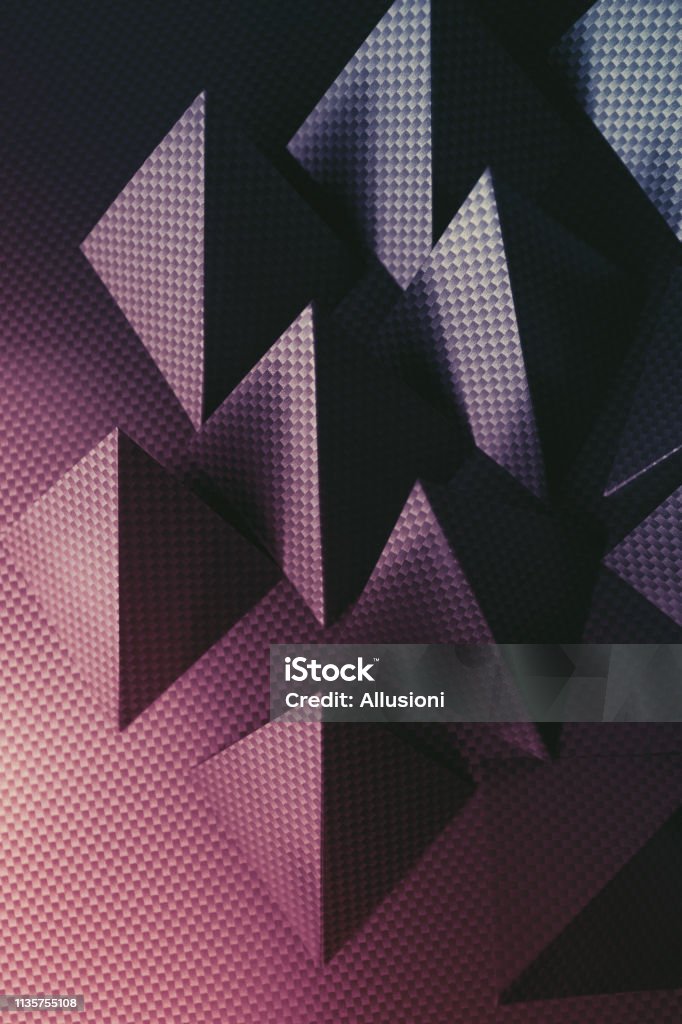 Pyramidal Shapes Of Paper Composition For Abstract Background Stock ...