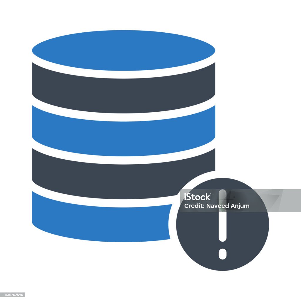 Database Error Stock Illustration - Download Image Now - Alertness ...