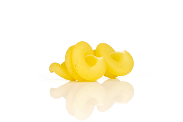 istock Raw pasta funghetto isolated on white 1135765026