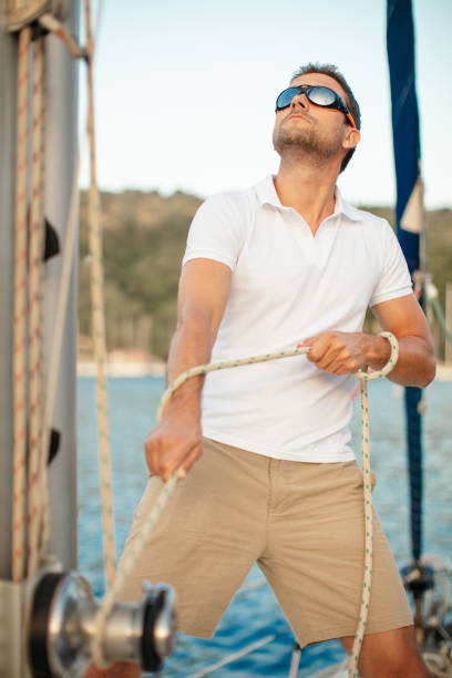 istock Skipper of the sailboat 1135765627
