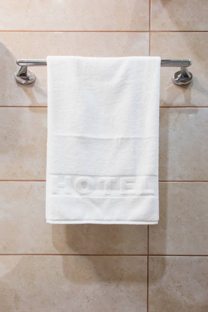 istock Clean white towels in the hotel 1135765919