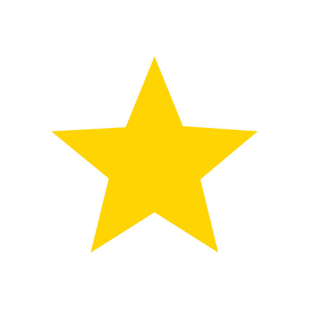Star icon. Vector illustration Star icon. Vector illustration yellow stock illustrations