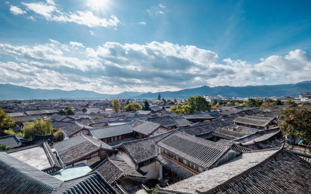 istock Overlooking the Old Lijiang Town 1135770273