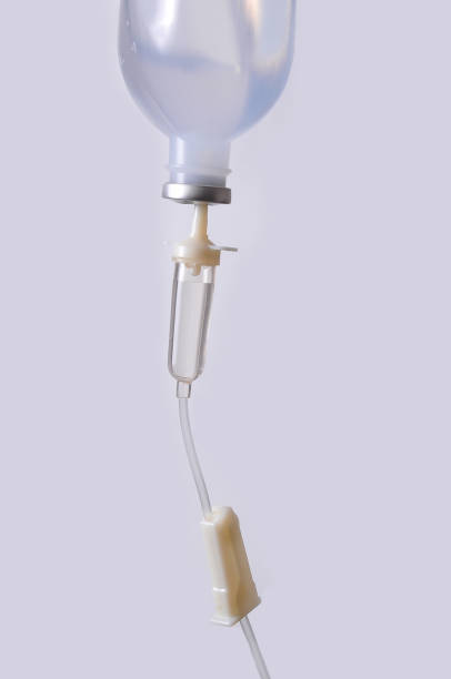 istock IV tube and Saline 1135771948