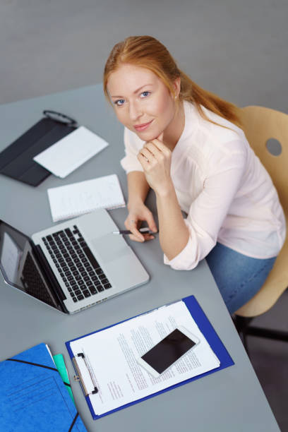 istock Thoughtful attractive young businesswoman 1135773931