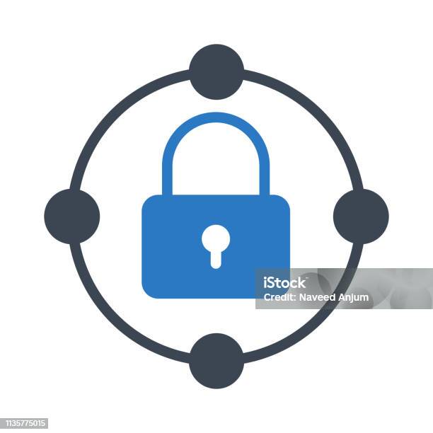 Lock Connection Stock Illustration - Download Image Now - Accessibility ...