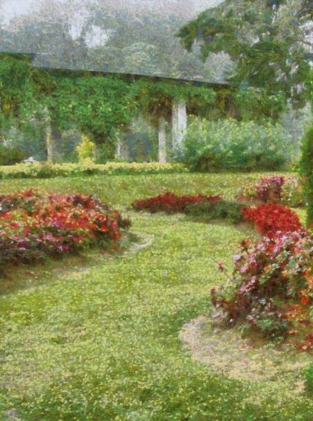 istock A path in an English garden 1135776153