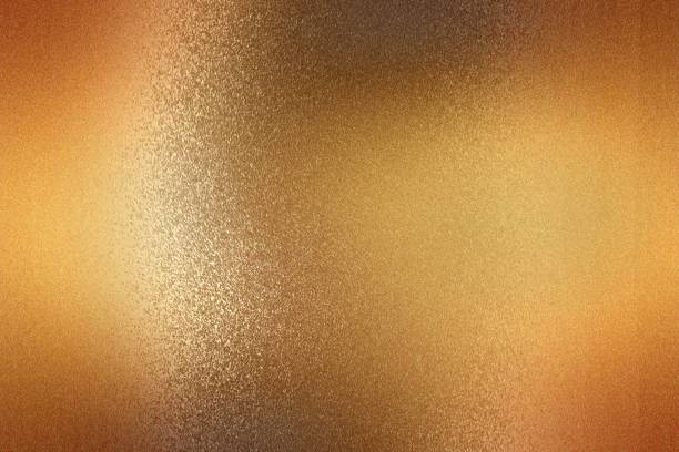 istock Abstract background, texture dark orange metallic wall 1135777138