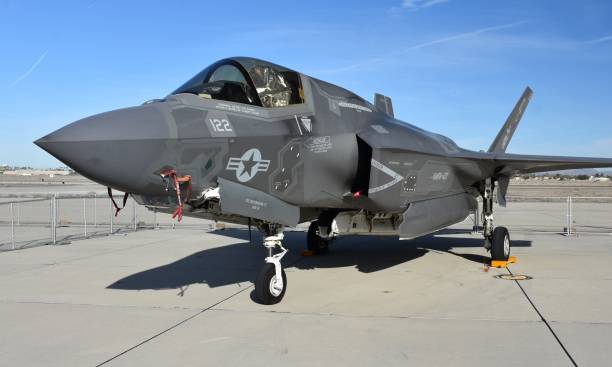 Marine Corps F-35B Joint Strike Fighter stock photo