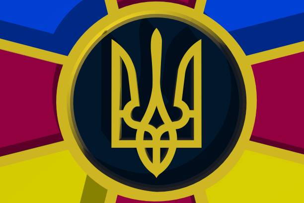 thumbnail image 2 of Ukrainian Trident Coat Of Arms Vinyl Decal Sticker – Glossy/Matte Finish – For Car, Window, Laptop 2 of 6