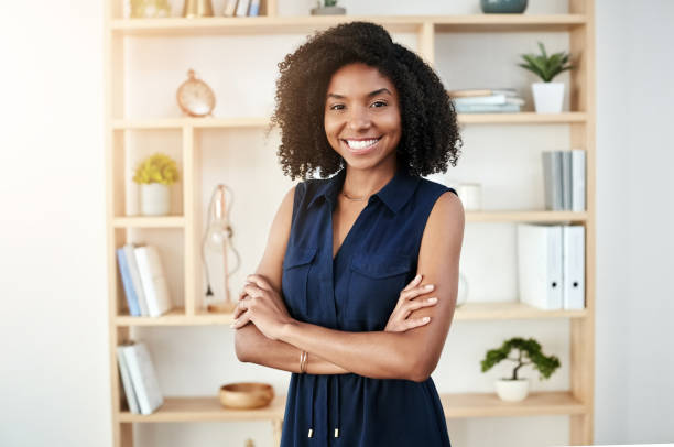 istock She represents her company with great confidence 1135784658