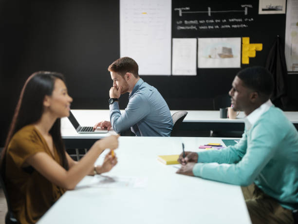 istock Young businessman concentrated 1135788988