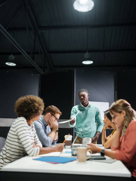 istock Tired team of professionals 1135789095