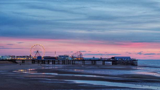 South  Pier  Blackpool stock photo