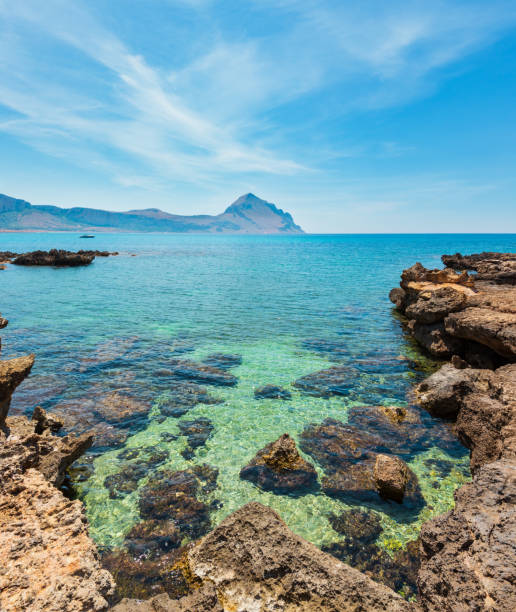 istock Cala di Punta Lunga coast, Macari, Sicily, Italy 1135794595