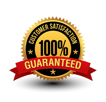 This 100% satisfaction guarantee badge will convey/support that, your product/service are completely reliable & authentic. By this badge customer will know that this product/service will meet there expectation.