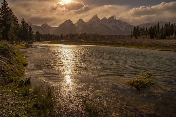 istock Sunset over Snake river, Grand Teton National Park 1135807987