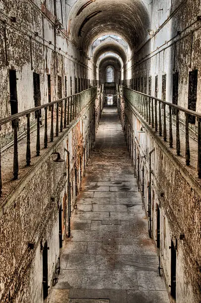 Photo of Abandoned prison cell block