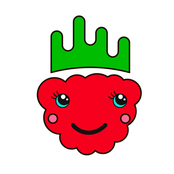 Smiley Face Raspberry 200+ Raspberry Smiley Backgrounds Stock Illustrations, Royalty-Free ...