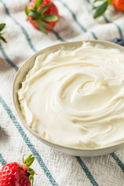 istock Creamy Homemade Mascarpone Cheese 1135820865