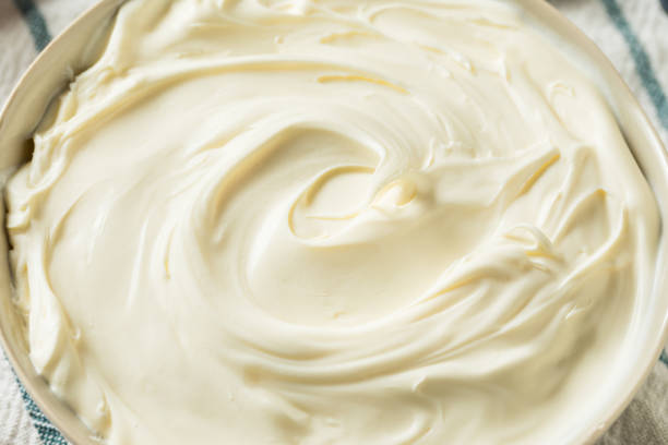 istock Creamy Homemade Mascarpone Cheese 1135821888