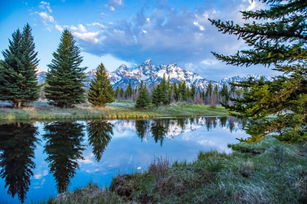 istock Sunrise on Grand Teton peaks 1135822148