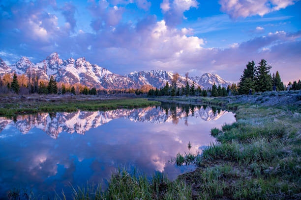 istock Sunrise on Grand Teton peaks 1135822886