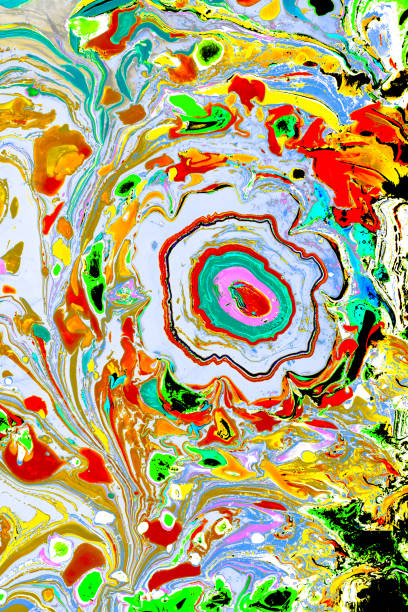 istock Abstract grunge art background texture with colorful paint splashes 1135823263