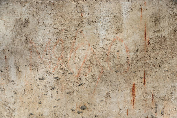 istock Texture of old battered concrete wall 1135825291