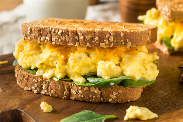 istock Hearty Homemade Egg Breakfast Sandwich 1135827018