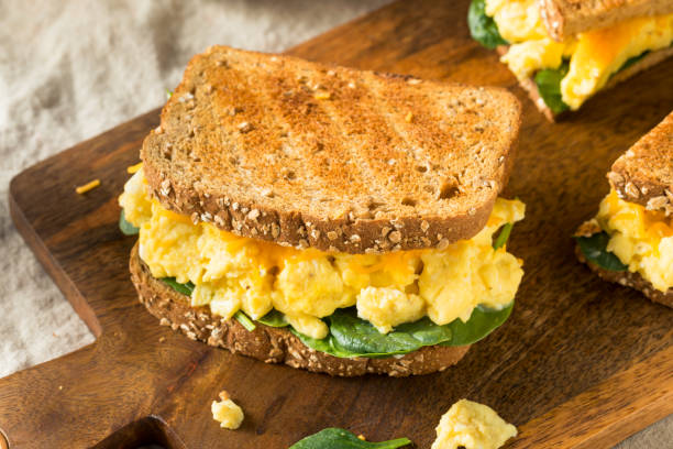 istock Hearty Homemade Egg Breakfast Sandwich 1135827172