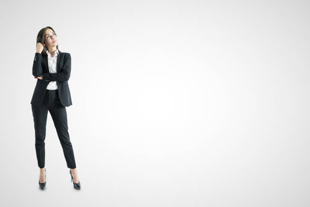 istock Thoughtful businesswoman with copy space 1135827734