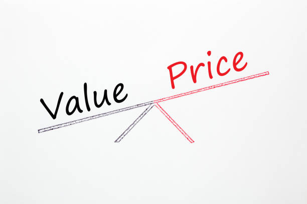 Value Price Concept stock photo