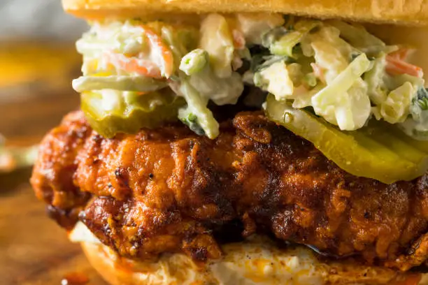 Photo of Homemade Spicy Nashville Hot Chicken Sandwich