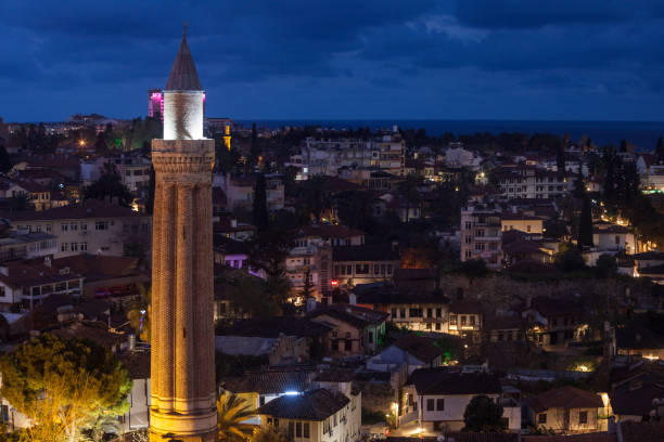 istock Cityscape Of Antalya At Night 1135829519