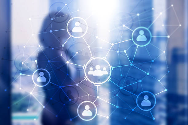 istock People relation and organization structure. Social media. Business and communication technology concept 1135830857