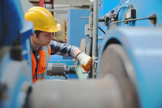 istock Man working at a factory 1135833805