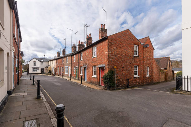istock Residential Street in Dorking, England 1135841716