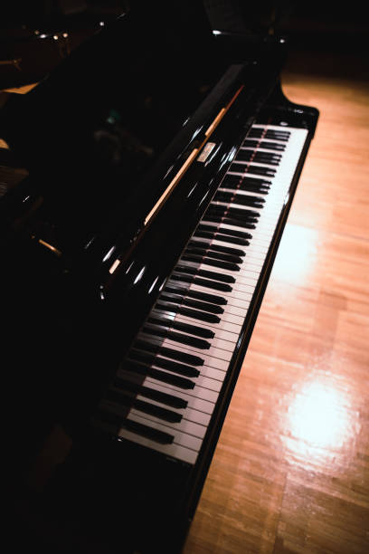 istock Grand piano in concert hall 1135845352