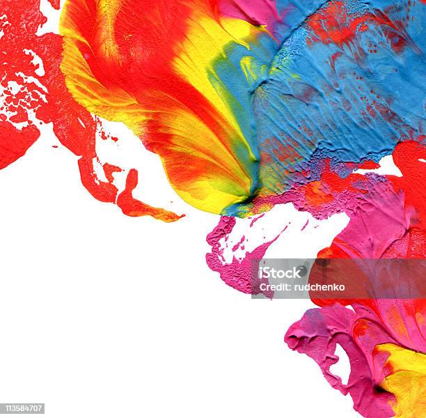 Abstract Colorful Paint Splatter Background Stock Illustration - Download Image Now - Abstract, Acrylic Painting, Art