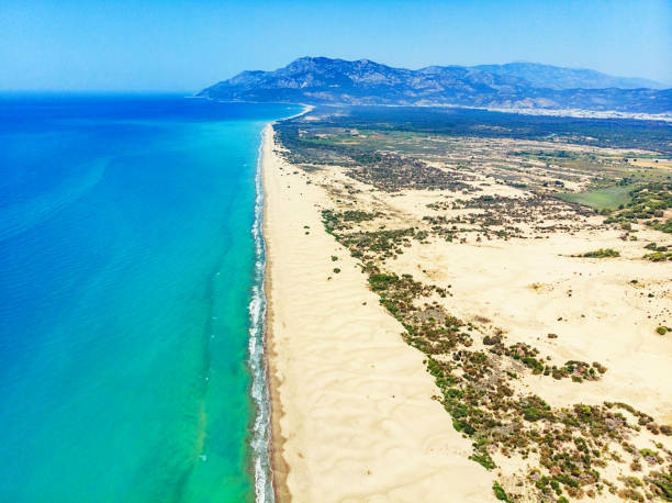 istock Aerial View of Patara Beach 1135858123