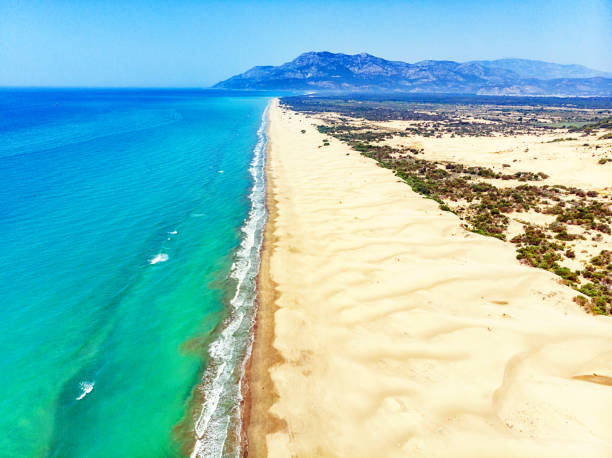 istock Aerial View of Patara Beach 1135859323