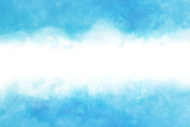 istock pastel color blue sky abstract or watercolor paint background 1135861550