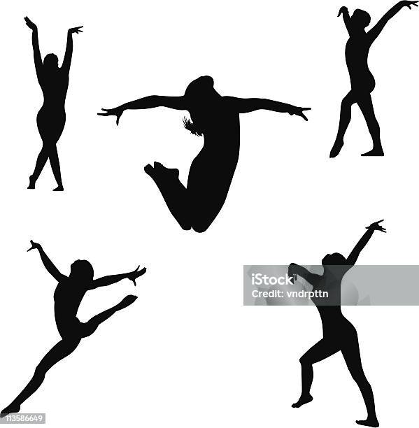 体操階のエクササイズ - 体操競技のベクターアート素材や画像を多数ご用意 - 体操競技, シルエット, ジャンプする