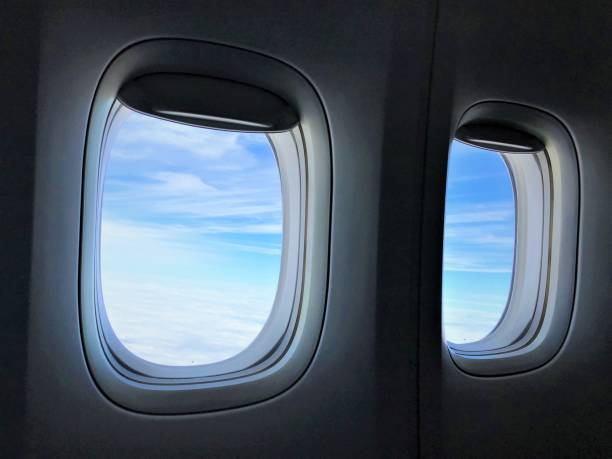 istock Beautiful sky looking through the window on the flight 1135874844